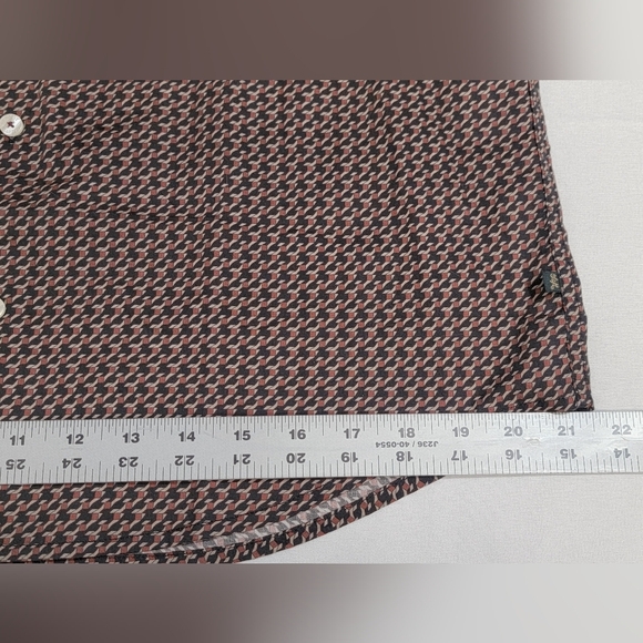 Soft Cloth Soft Point Collar Shirt In Italian Woven Fabric Navy City Grid Medium - Picture 8 of 11